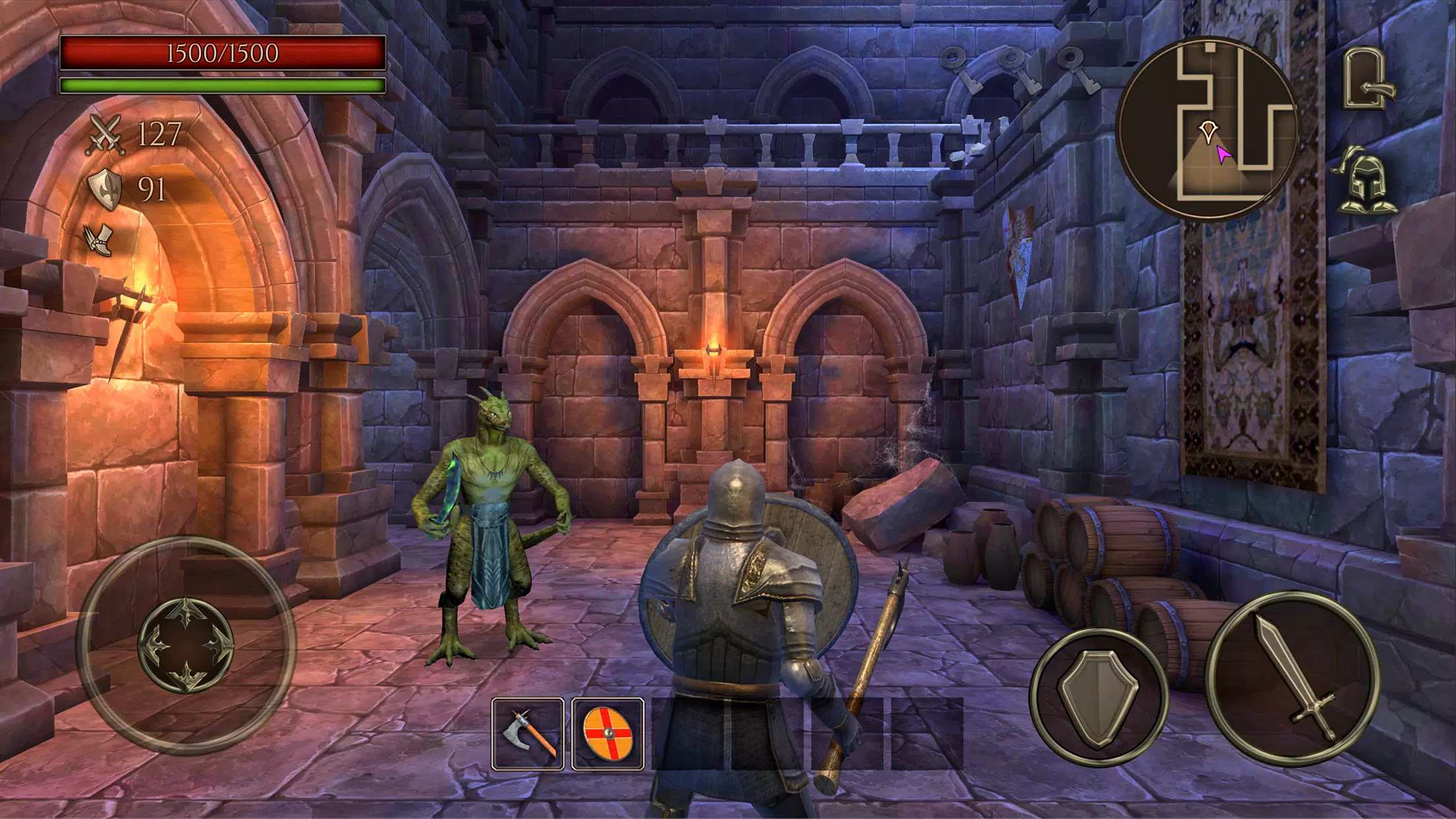 Ghoul Castle 3D - Action RPG экрана 3