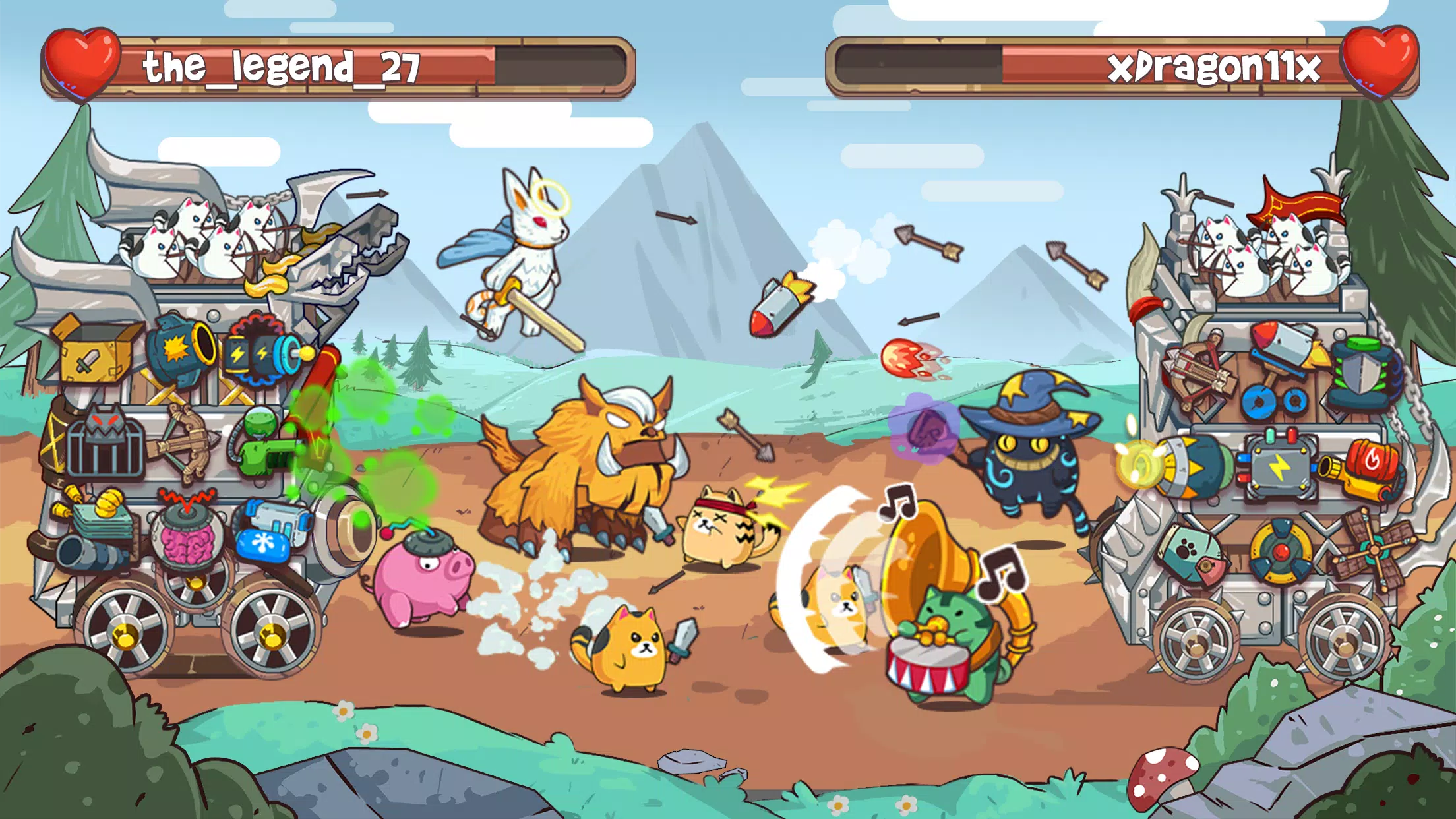 CatnRobot Idle TD: Battle Cat 스크린샷 2