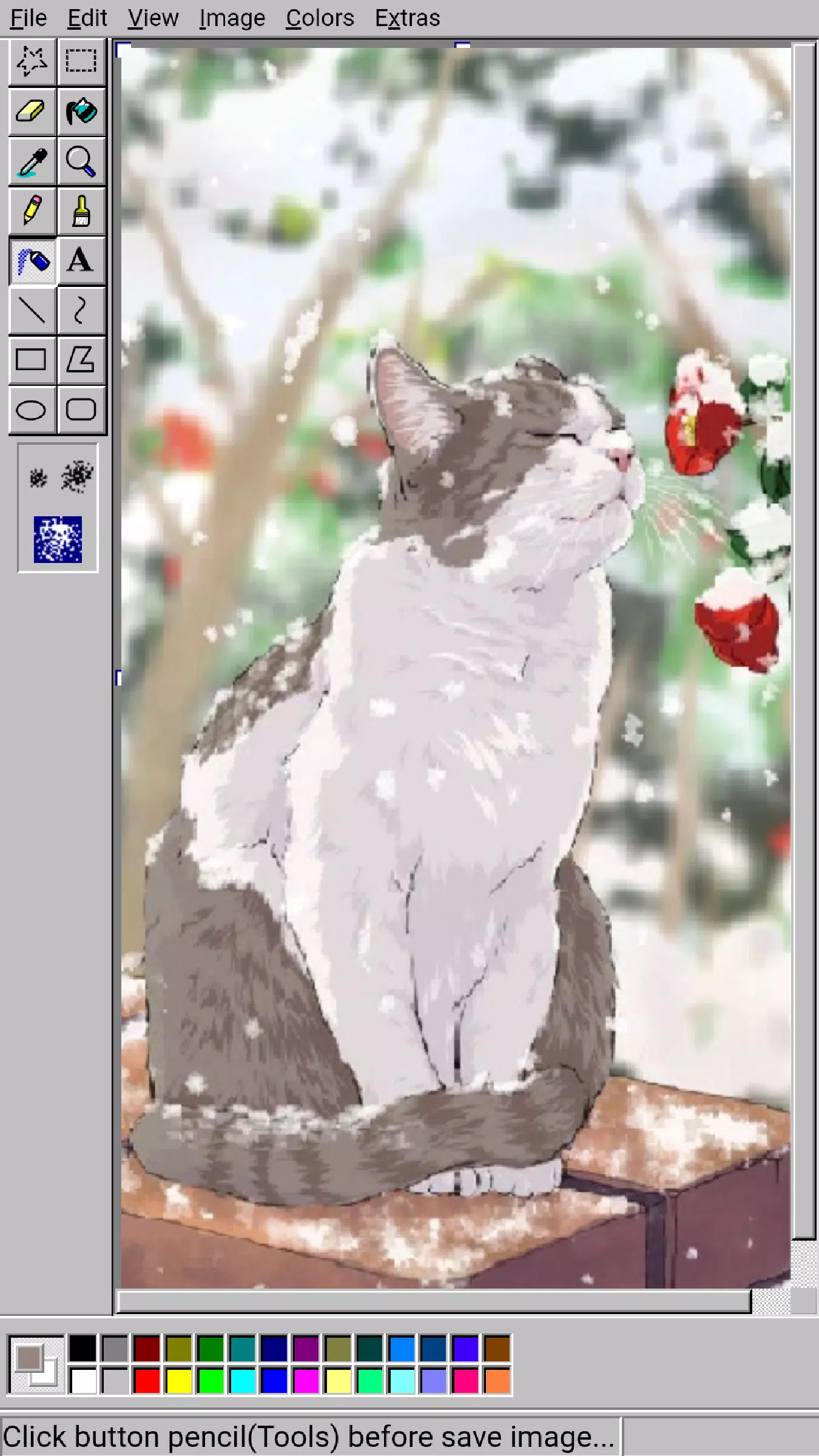 Ms Paint экрана 1