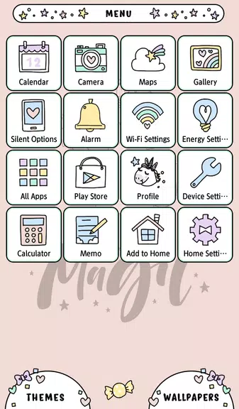 Unicorn Magic Theme screenshot 1