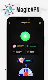 Magic VPN – VPN Fast & Secure ảnh chụp màn hình 2