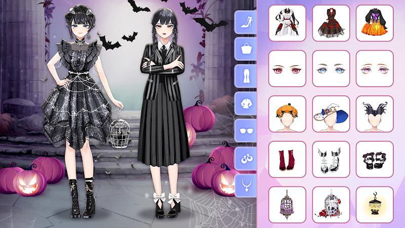 Anime Fashion Princess Dressup 스크린샷 0