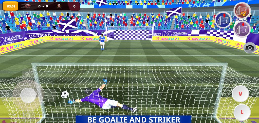 Goalie Wars Football Online应用截图第2张