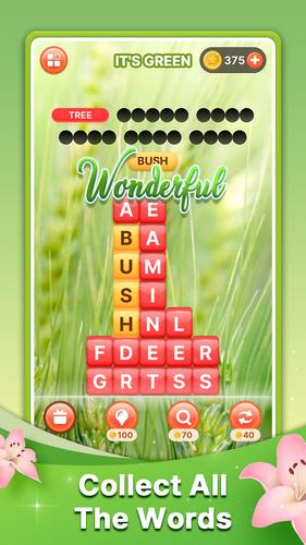 Word Search Block Puzzle Game captura de pantalla 1