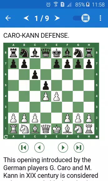 Screenshot Chess Tactics in Caro-Kann 0
