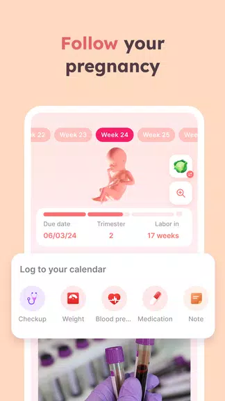 Momly: Pregnancy App & Tracker screenshot 1
