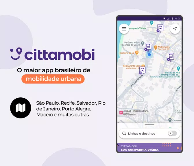 ภาพหน้าจอ Cittamobi: Horários de Ônibus 0