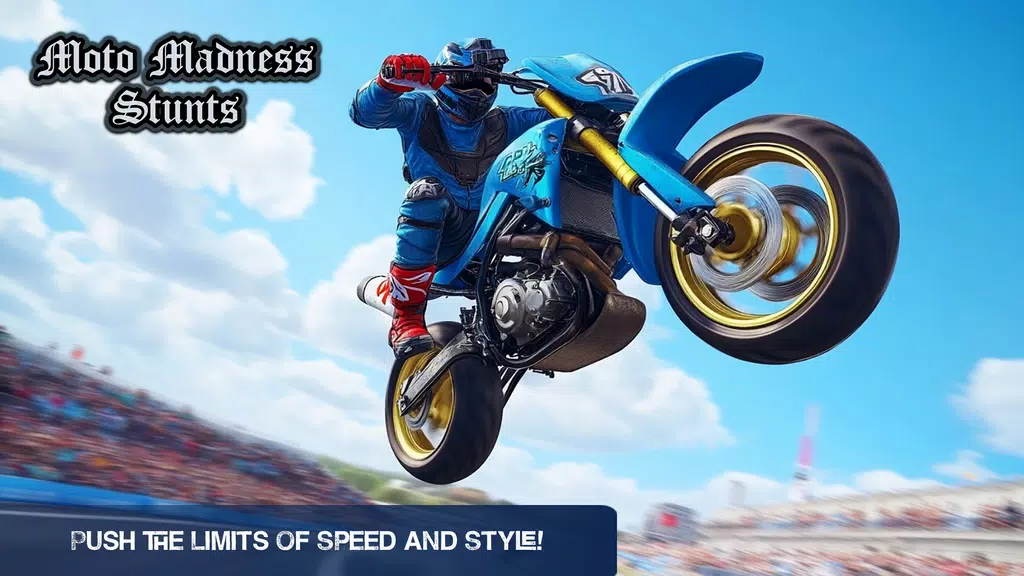 Moto Madness Stunt moto Race Скриншот 1