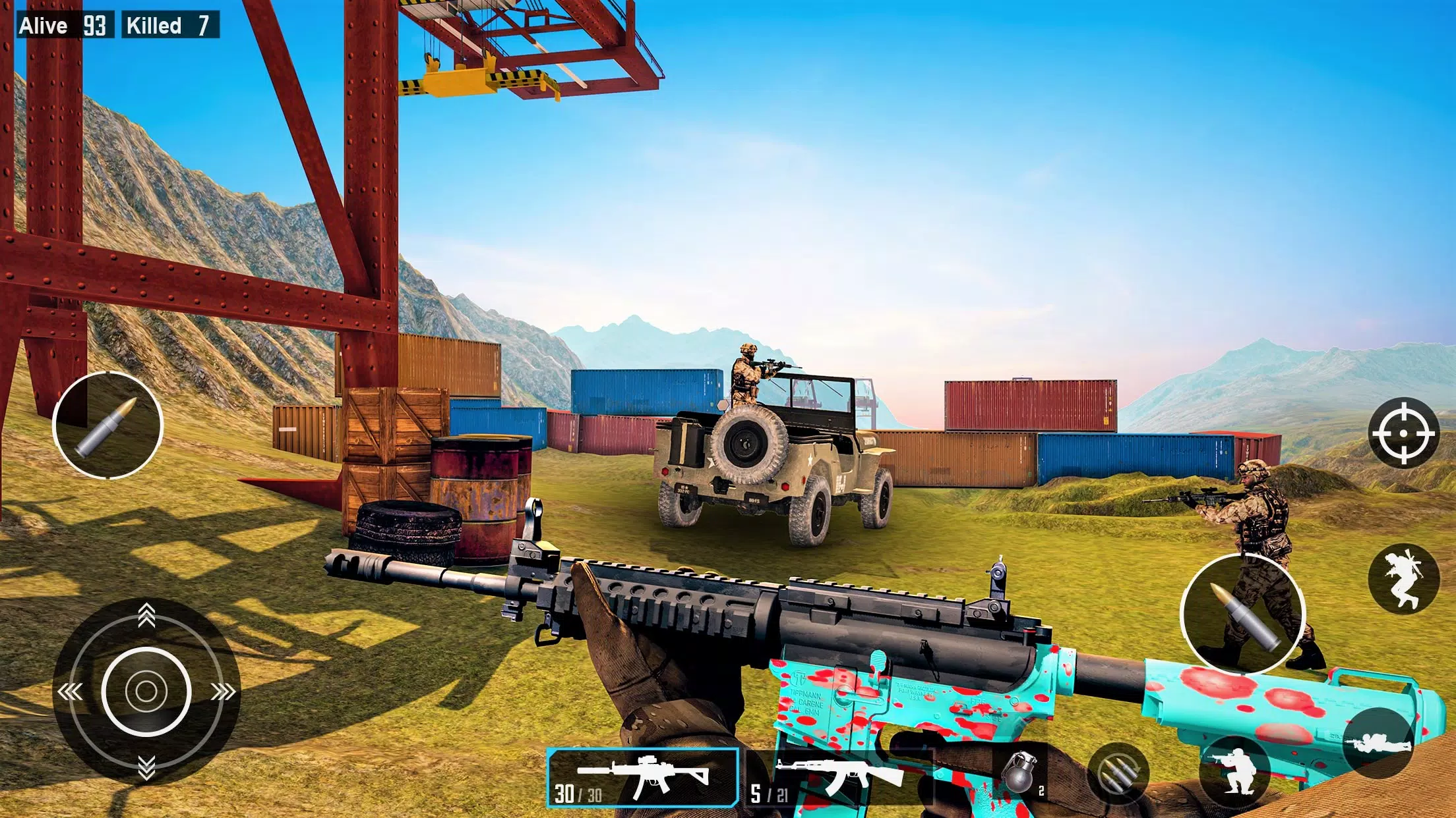 Commando Gun Shooting Games स्क्रीनशॉट 1
