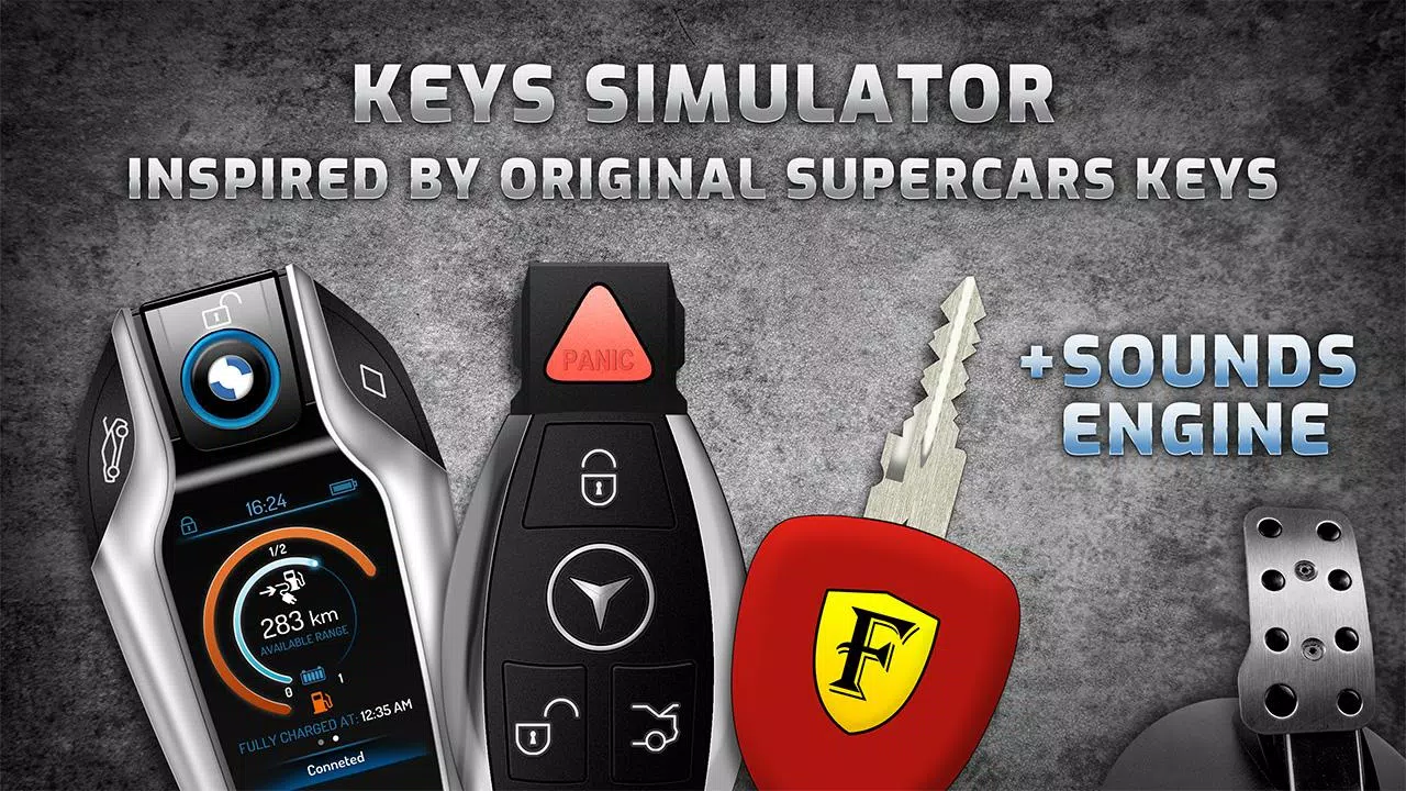 Keys simulator and cars sounds スクリーンショット 0