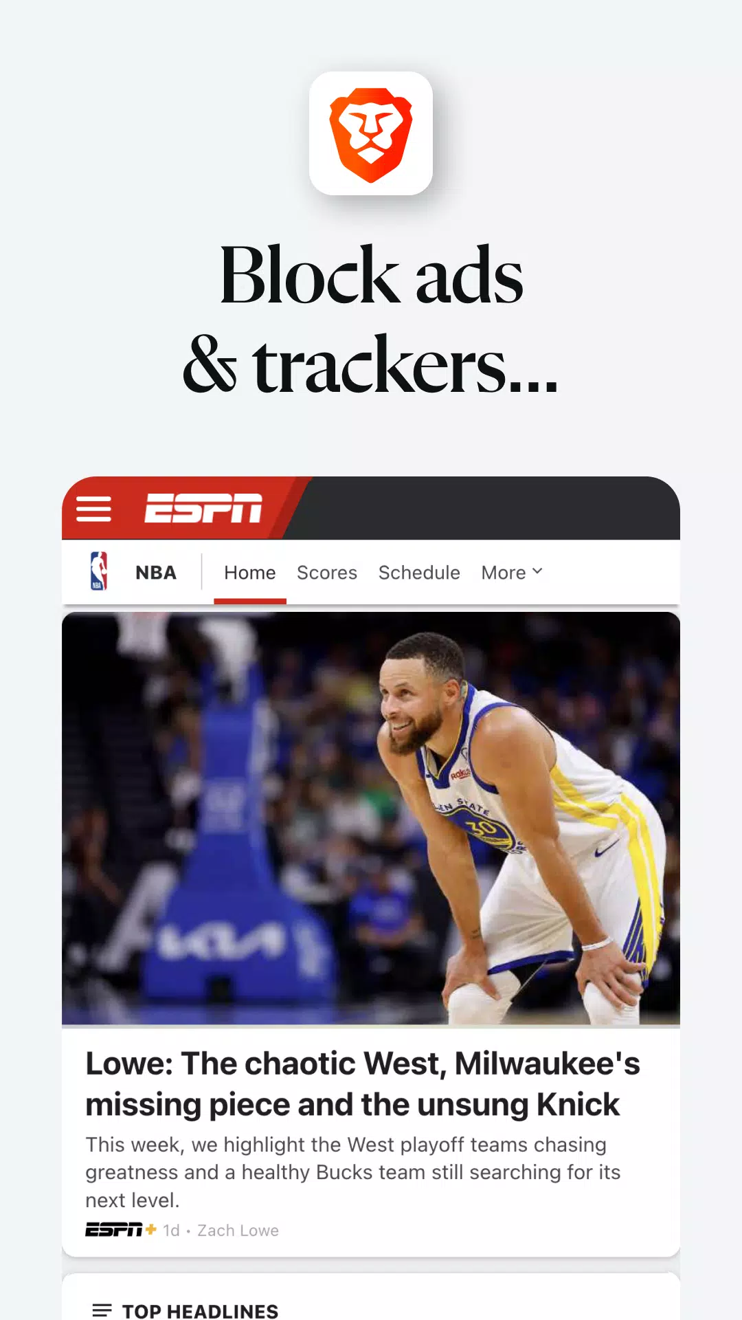 Brave screenshot 1