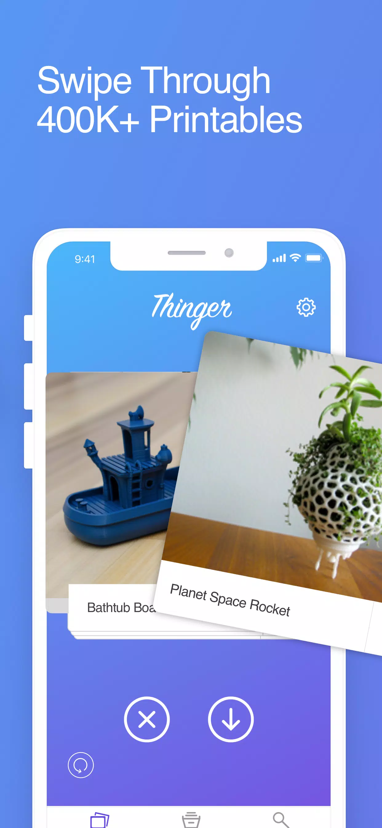 Screenshot 3D Models Printing - Thinger 2