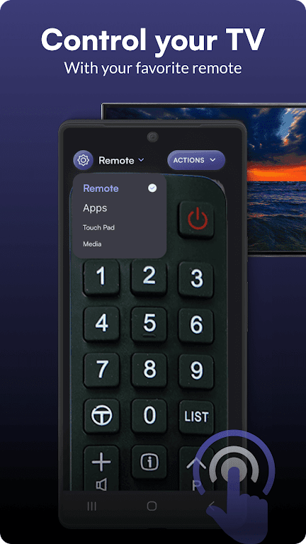 Remote control for TCL TVs Ekran Görüntüsü 1