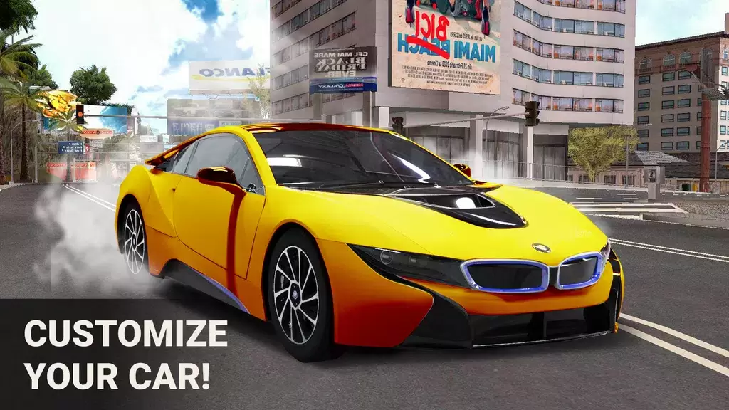 Driver BMW I8 Night City Racer ภาพหน้าจอ 2