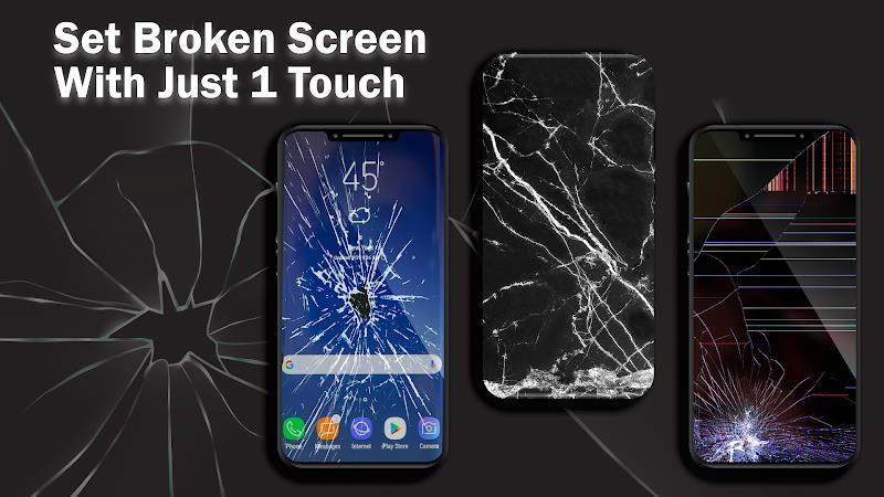 Broken Screen 4K Pranks Funny Скриншот 0