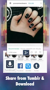 Photo & Video Explorer and Downloader for Tumblr 스크린샷 1