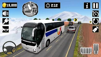 Indian Bus Driving Games 스크린샷 1