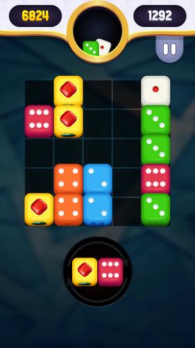 Merge Block: Dice Puzzle Captura de pantalla 0