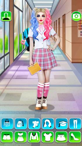 College Girls Fashion Dress Up Скриншот 2