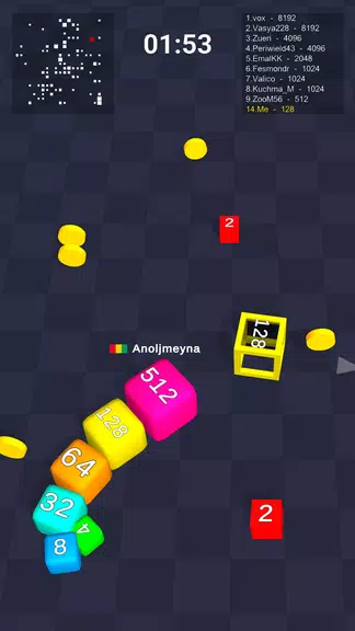 Cube Arena 2048: Merge Numbers ကိုဖန်သားပြင်2