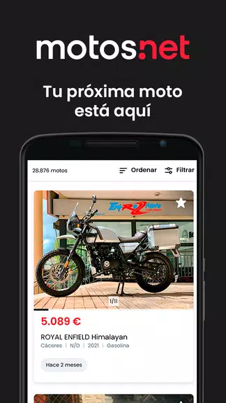 Motos.net - Motos de Ocasión屏幕截圖1