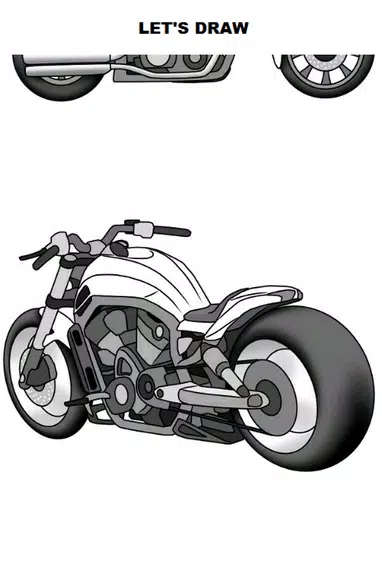 Draw Motorcycles: Cruiser应用截图第0张