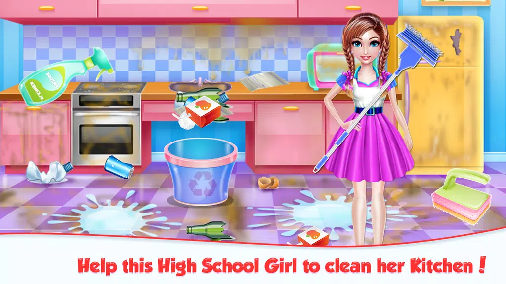 Highschool Girl House Cleaning স্ক্রিনশট 3