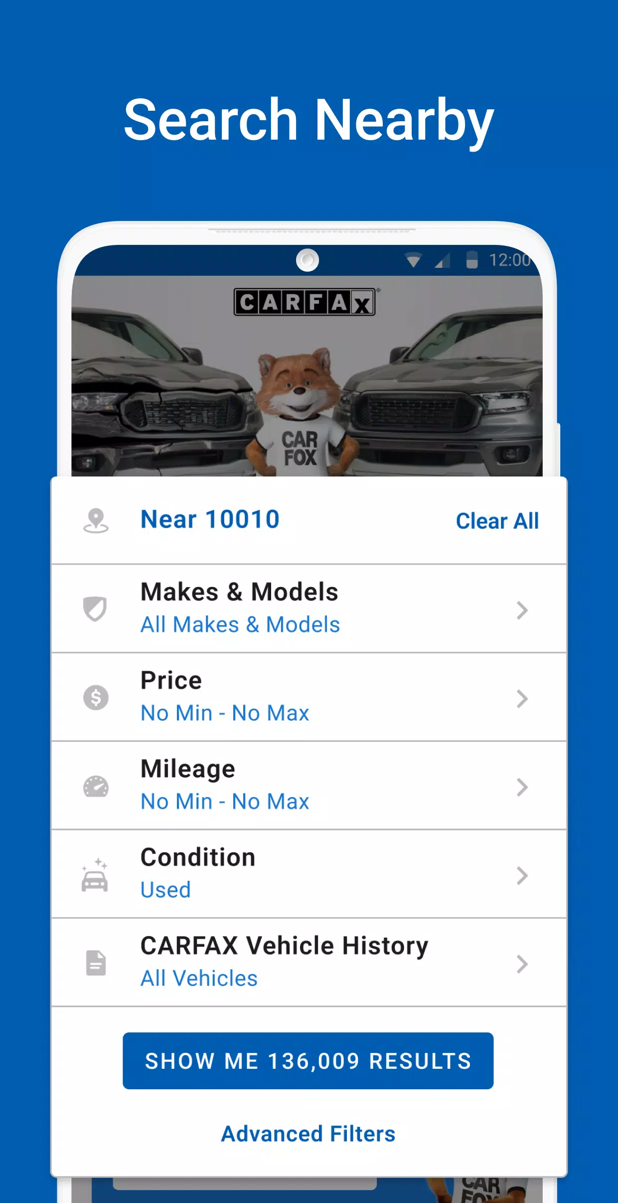 Screenshot CARFAX 2