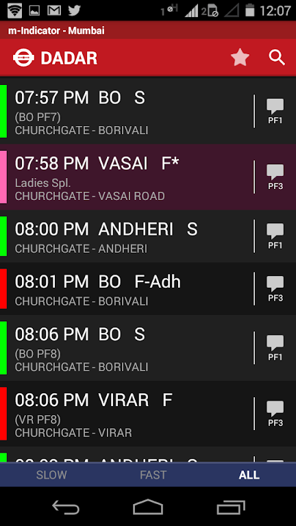 m-Indicator: Mumbai Local स्क्रीनशॉट 3