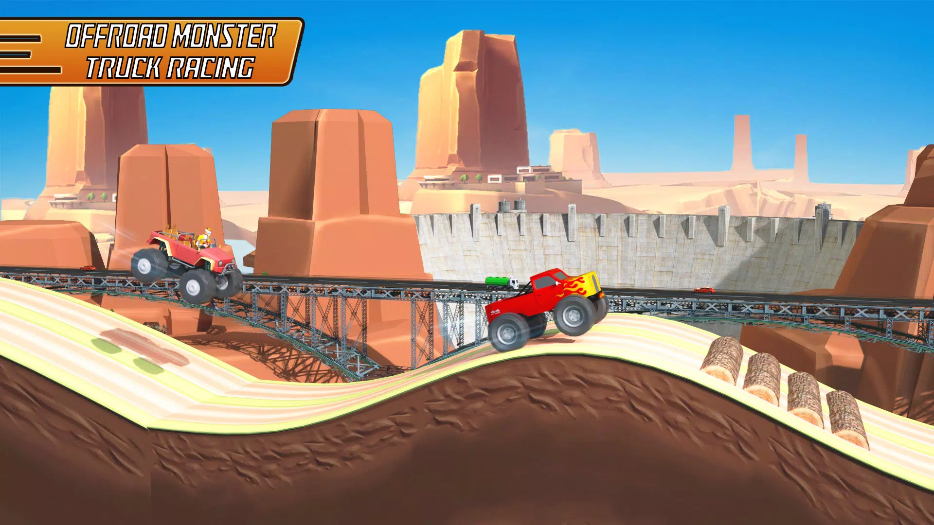 Uphill Racing - Hill Jump Game captura de pantalla 0