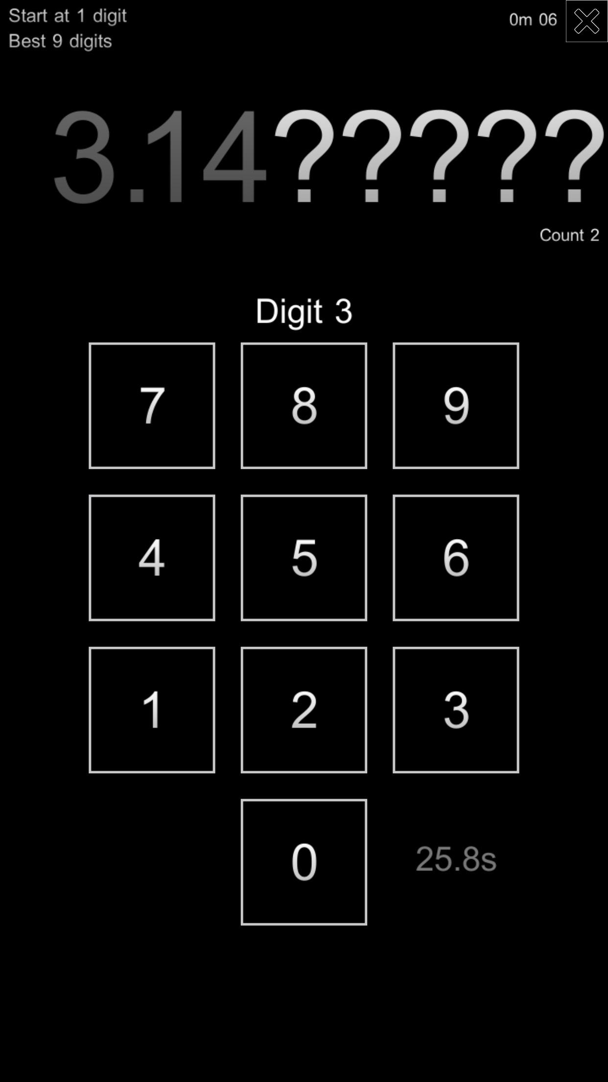 Schermata Memorize Pi Digits - 3.14π 3