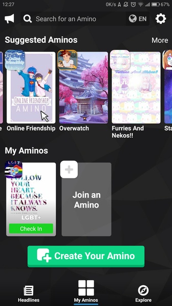 Amino Screenshot 0