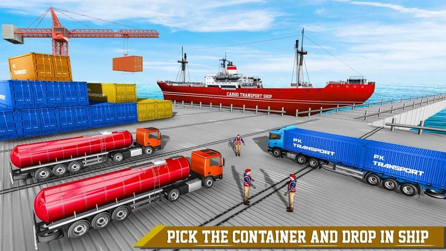 Cargo Transport Truck Driving ကိုဖန်သားပြင်3