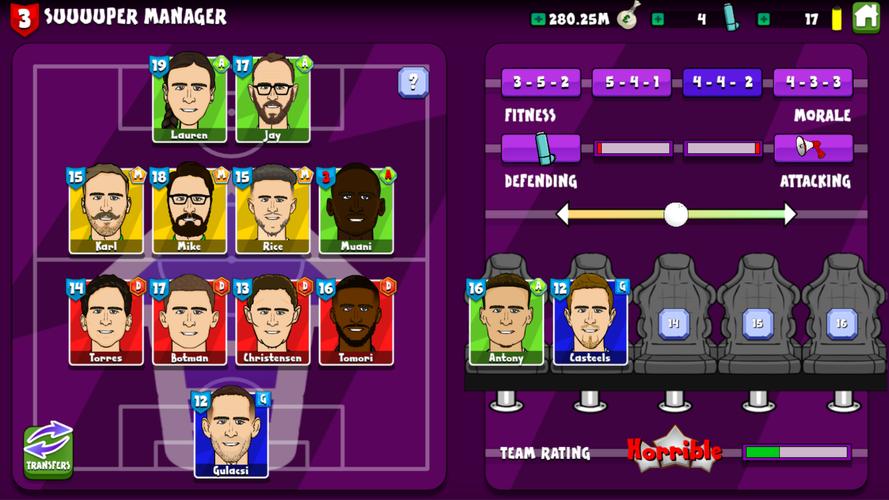 442oons Football Manager屏幕截圖1