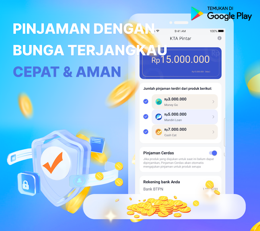 KTA Pintar–Cash Pro ảnh chụp màn hình 2