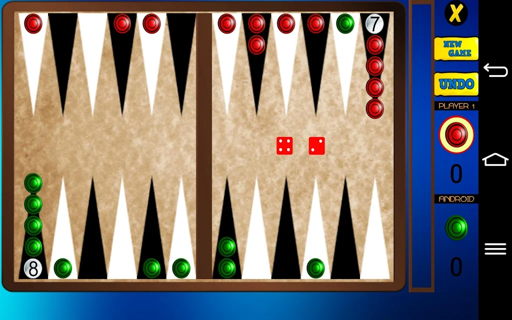 Narde - Long Backgammon by Clarka Apps Screenshot 2