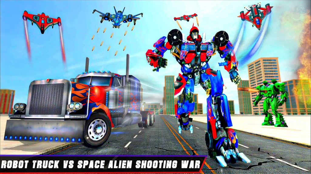 Truck Robot Transform Game屏幕截圖0
