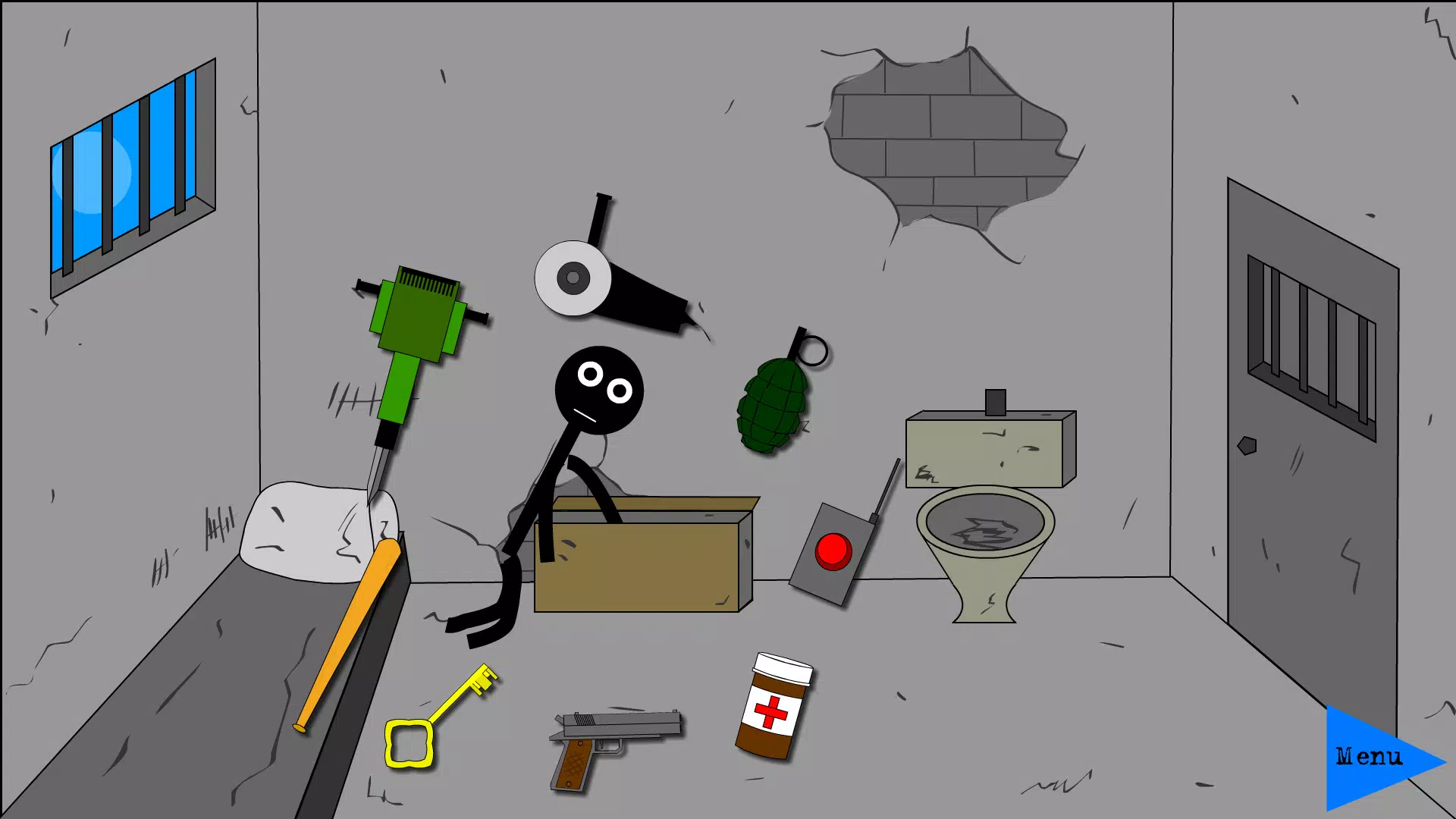 Stickman Jailbreak 2，Dumb ways 스크린샷 0