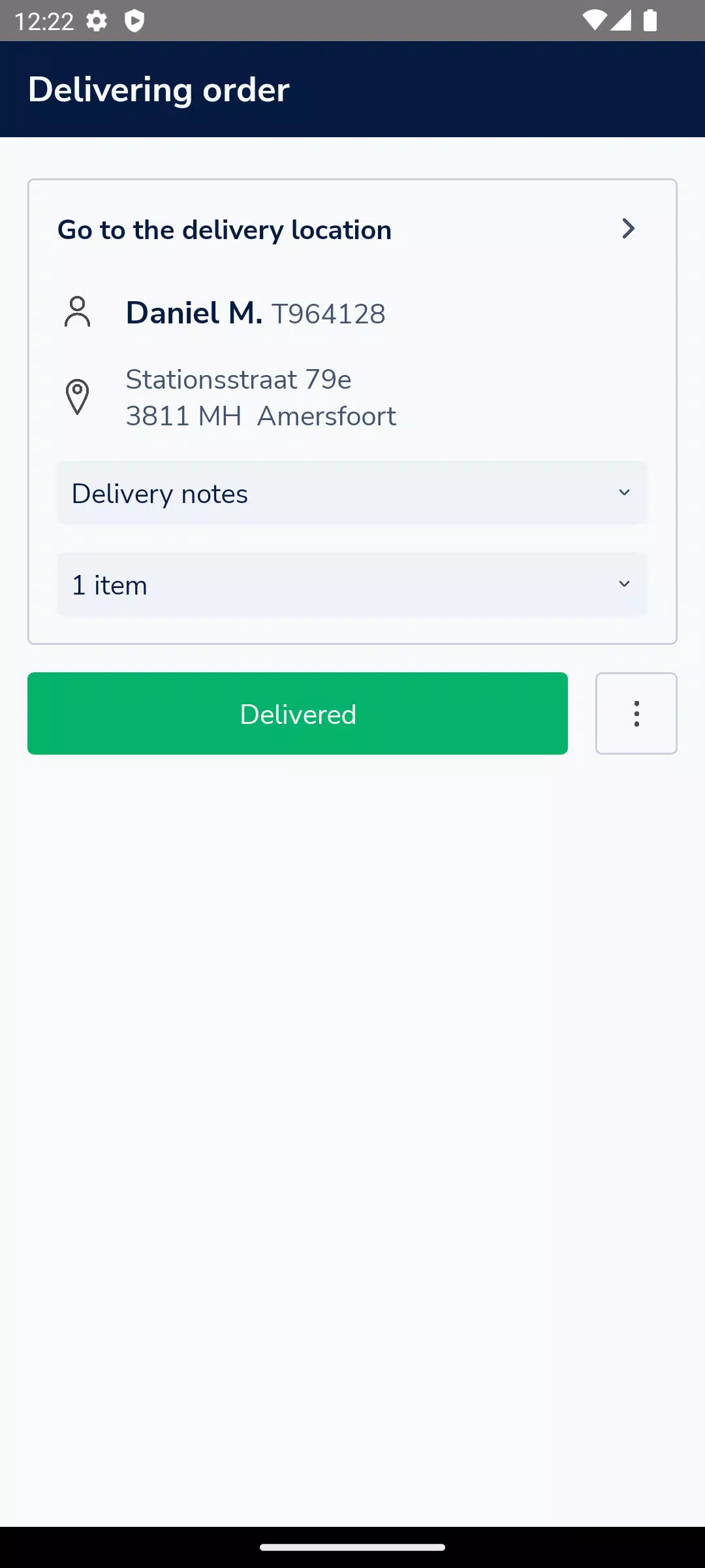Deliverect for Couriers ảnh chụp màn hình 1