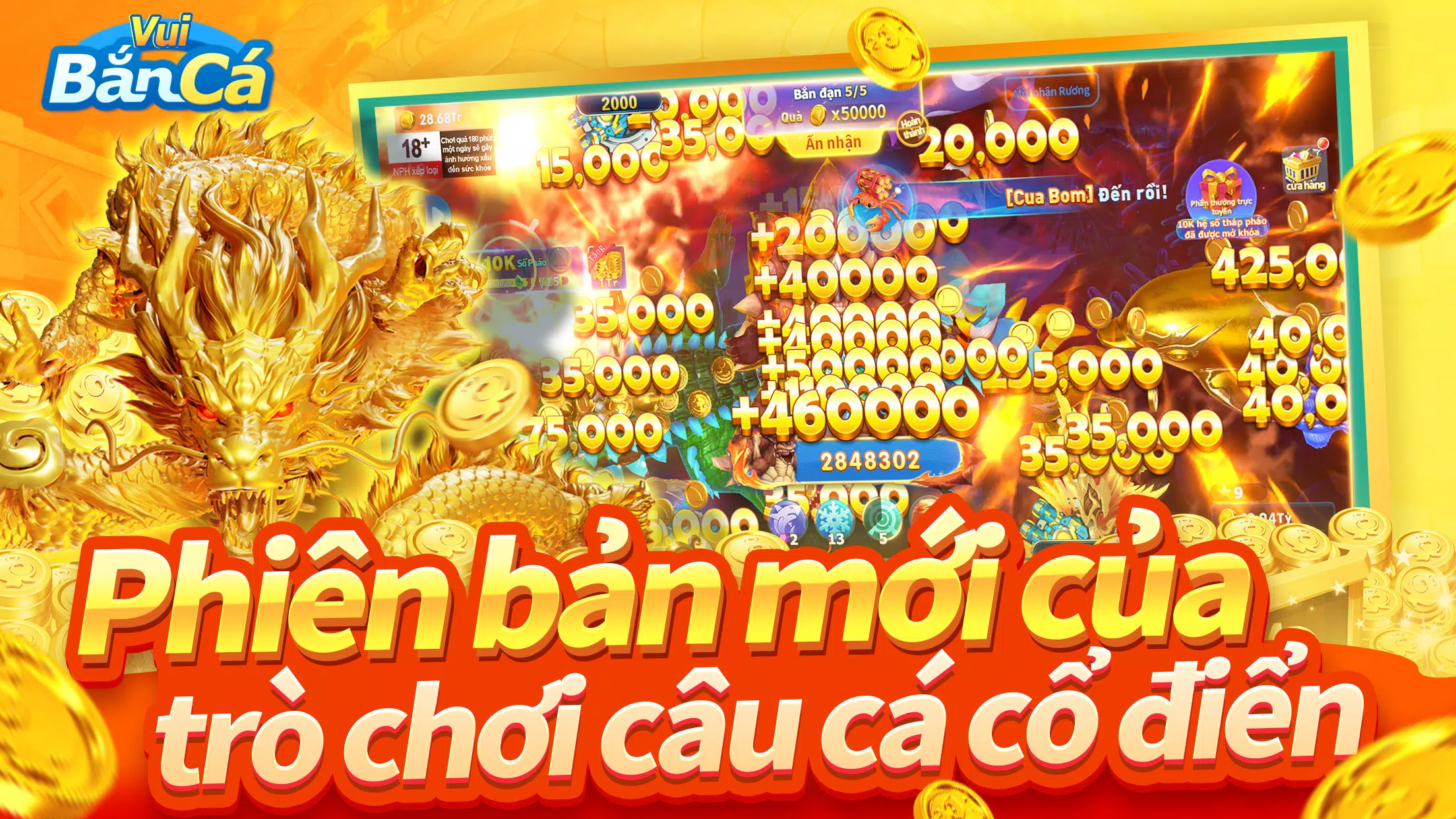 Bắn Cá Vui - Lễ Hội Săn Cá capture d’écran 1