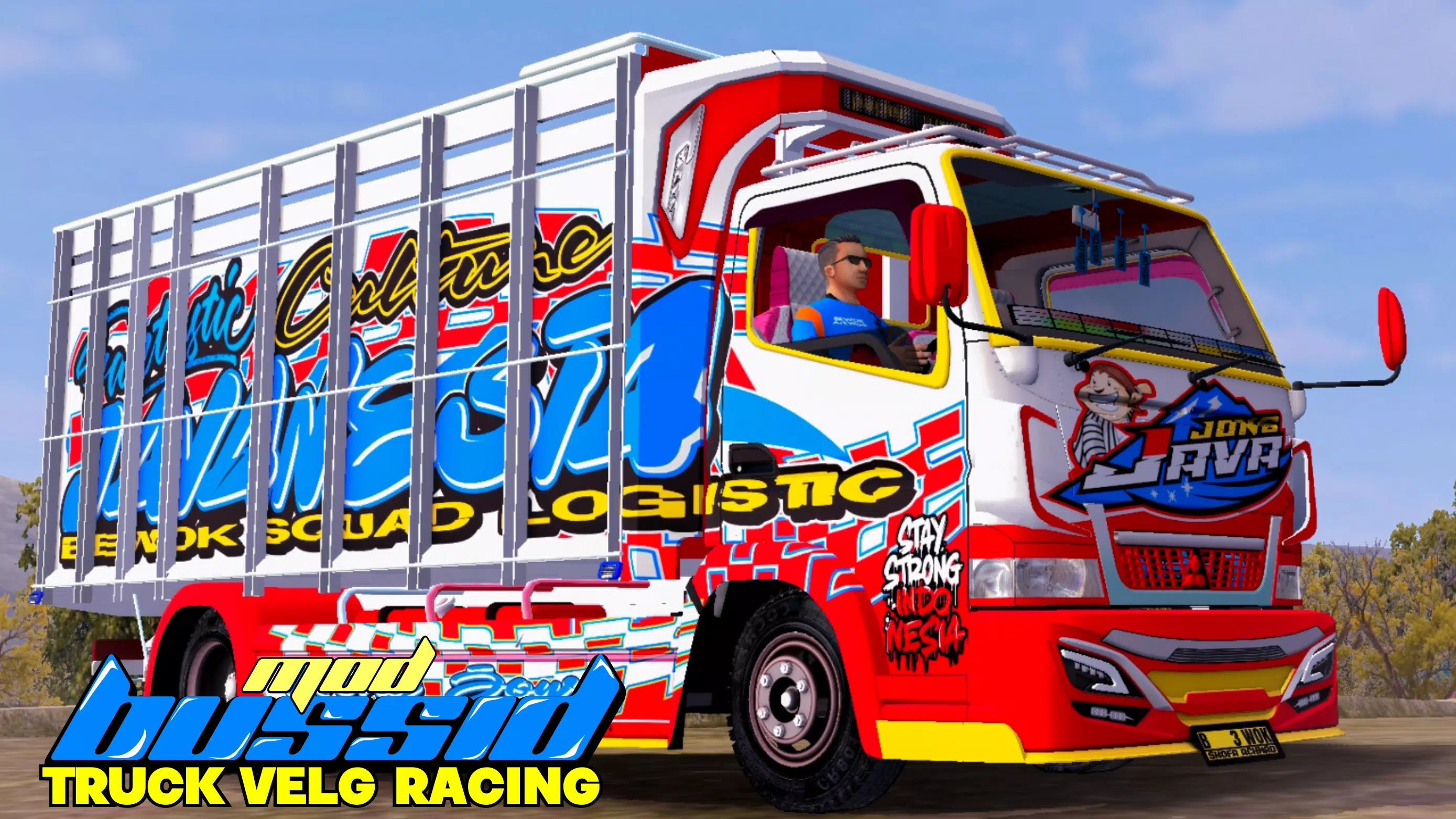 Mod Bussid Truck Velg Racing ảnh chụp màn hình 0