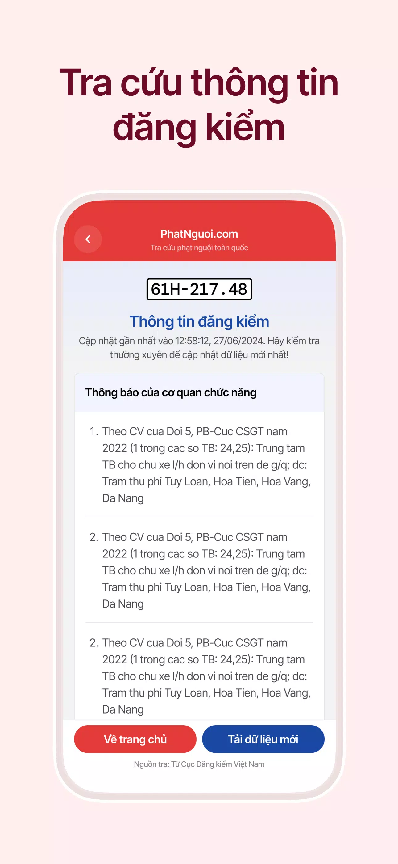 Screenshot Vietnamese Cold Penalty Lookup 3