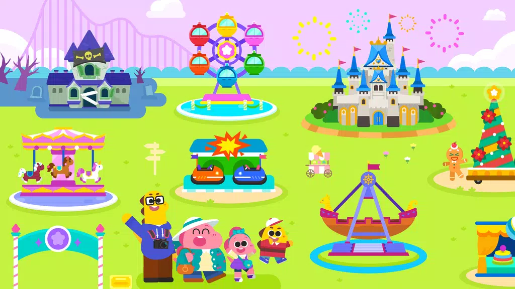 Cocobi Theme Park - Kids game ảnh chụp màn hình 0