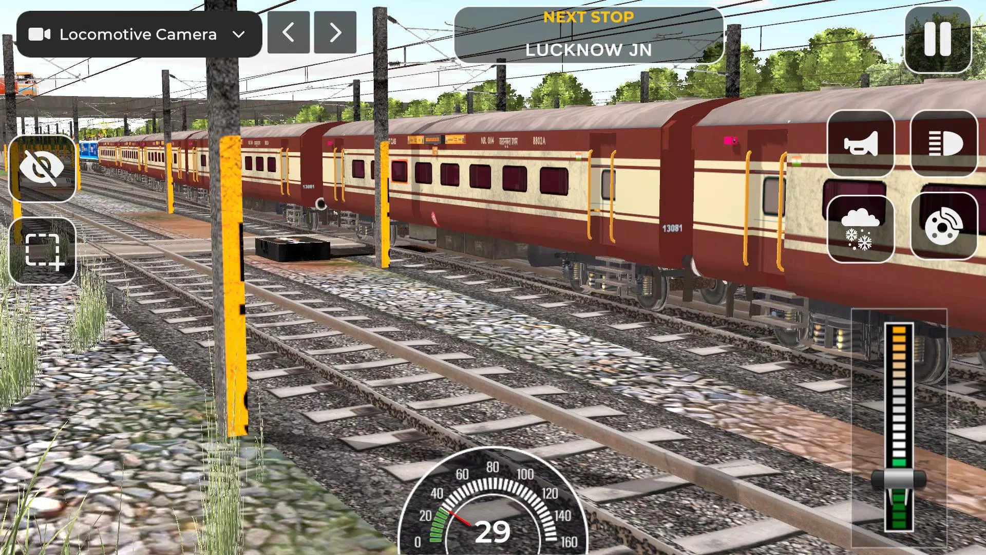 Indian Railway Train Simulator ekran görüntüsü 3