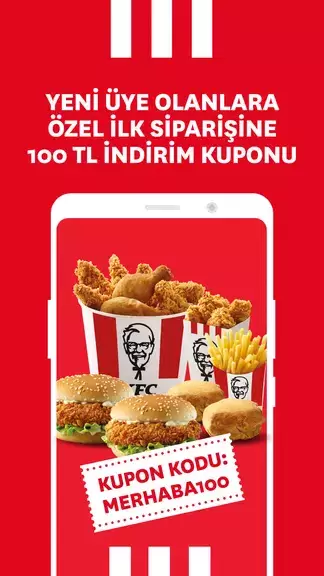 KFC Türkiye – Yemek Siparişi屏幕截圖1