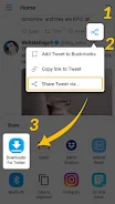 Screenshot Download Twitter Videos - GIF 0