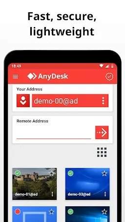 AnyDesk 遠端桌面軟體應用截圖第0張