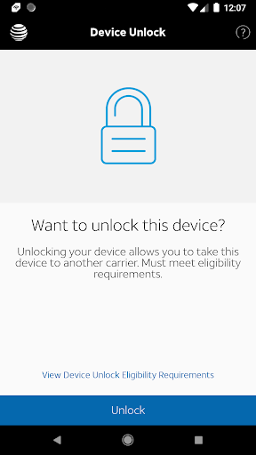 AT&T Device Unlock screenshot 0