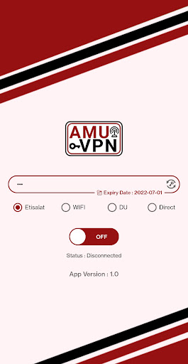 Amu VPN captura de pantalla 0