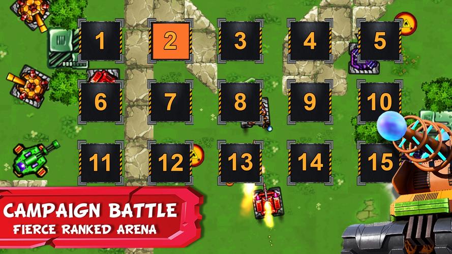 Tank Battles 2D captura de pantalla 3